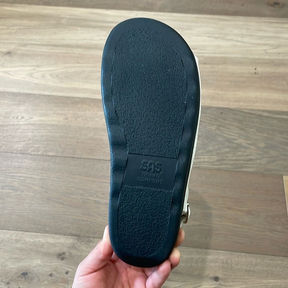 SAS Tripad Women's Size 10M Comfort Relaxed Brown Leather Sandals Strap Buckles - Picture 16 of 16